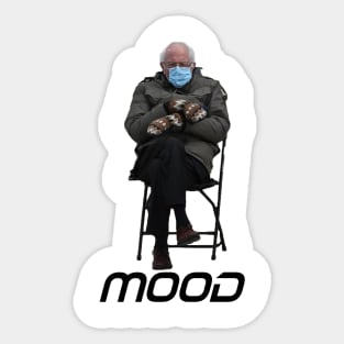 Bernie Sanders Mood Sticker